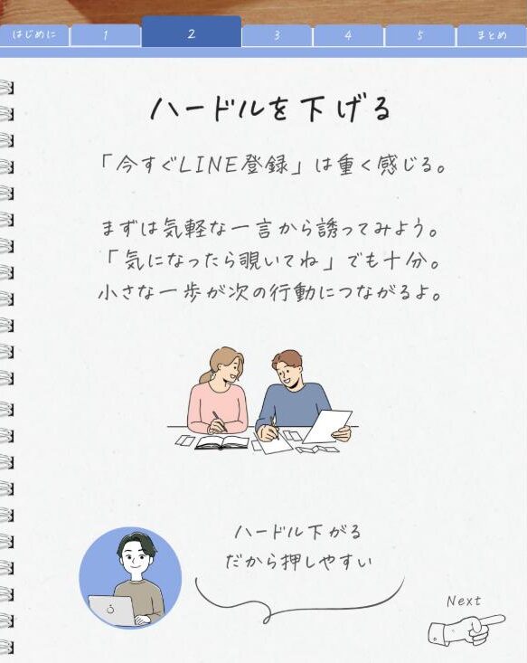 CTAはハードルを下げる